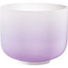 Meinl Sonic Energy CSBCSETCHA Color-Frosted Crystal Singing Bowl Chakra Set 7 pcs - B4/A4/G4/F4/E4/D4/C4/440 Hz