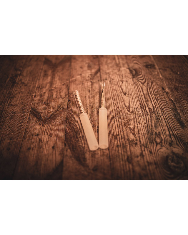 Meinl Sonic Energy CSBRHL Half-coated Crystal Silicone Rod - Large