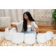 Meinl Sonic Energy CSBSETCHA White-Frosted Crystal Singing Bowls Set 7 pcs - B4/A4/G4/F4/E4/D4/C4/432 Hz