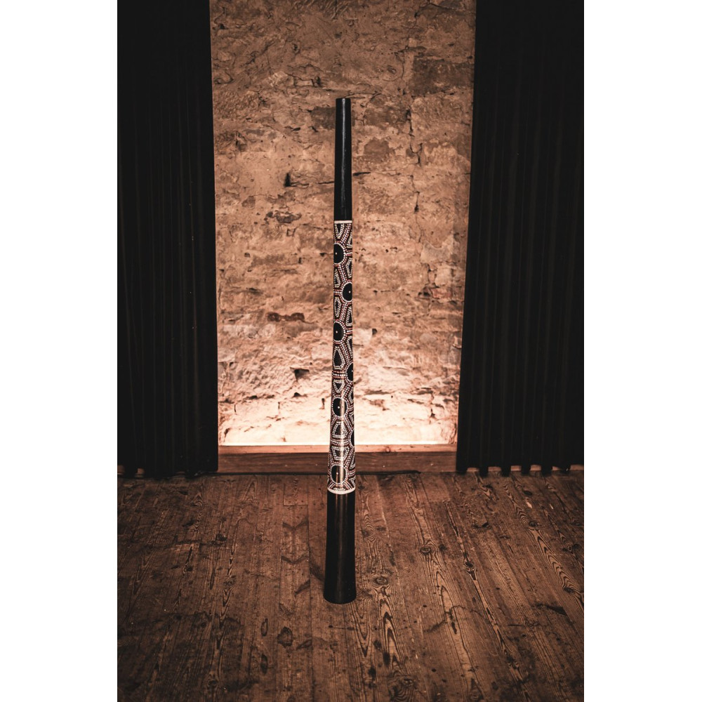 Meinl Sonic Energy DDPROFPE Sliced Pro Didgeridoo - E Tuning - Dot Painted