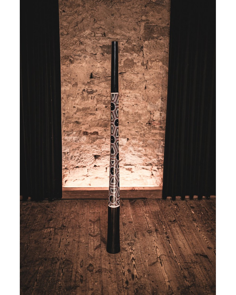 Meinl Sonic Energy DDPROFPE Sliced Pro Didgeridoo - E Tuning - Dot Painted