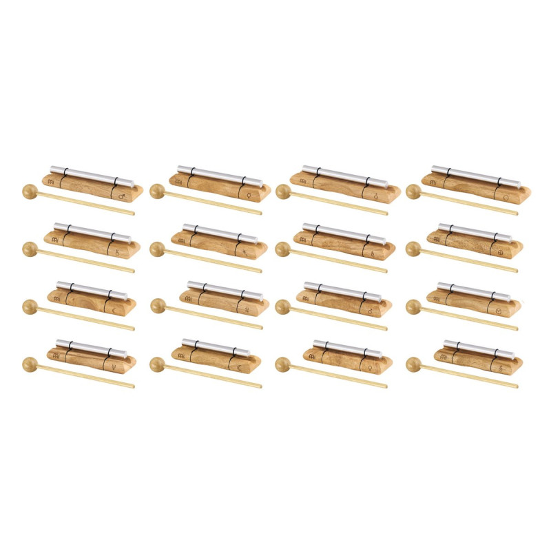 Meinl Sonic Energy EC-SET-16 Planetary Tuned Energy Chimes Set - 16 pcs