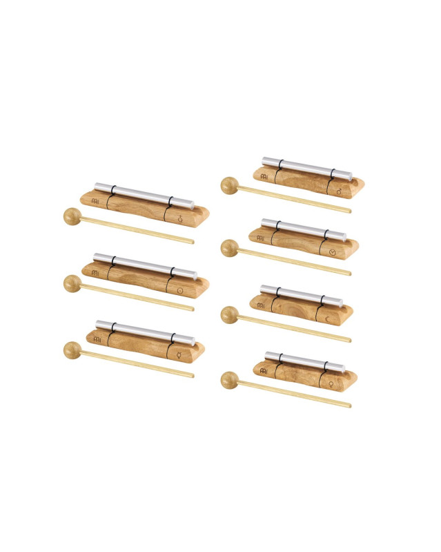 Meinl Sonic Energy EC-SET-CHA-7 Planetary Tuned Energy Chimes Chakra Set -7 pcs