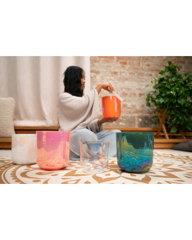 Meinl Sonic Energy ECSB75G3LPK Essence Crystal Singing Bowl 7.5