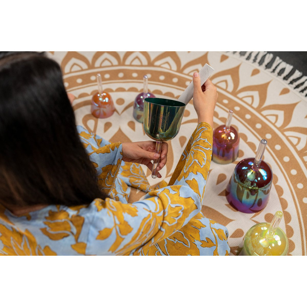 Meinl Sonic Energy ESOLCSBSET 6-piece Essence Solfeggio Crystal Singing Bowl Set