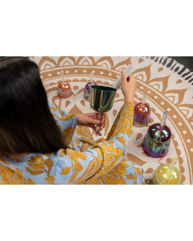 Meinl Sonic Energy ESOLCSBSET 6-piece Essence Solfeggio Crystal Singing Bowl Set