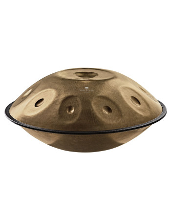 Meinl Sonic Energy HPSTL100 Sensory Handpan Stainless Steel D Kurd 10 Notes 440 Hz - Vintage Gold