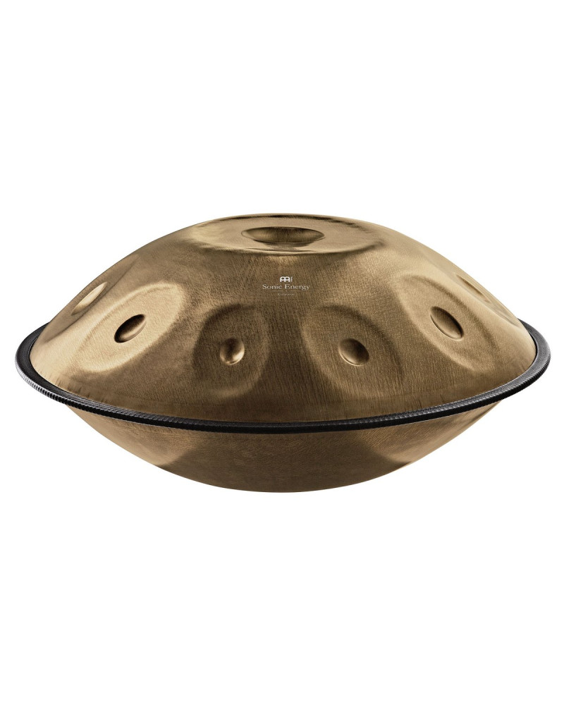 Meinl Sonic Energy HPSTL100 Sensory Handpan Stainless Steel D Kurd 10 Notes 440 Hz - Vintage Gold