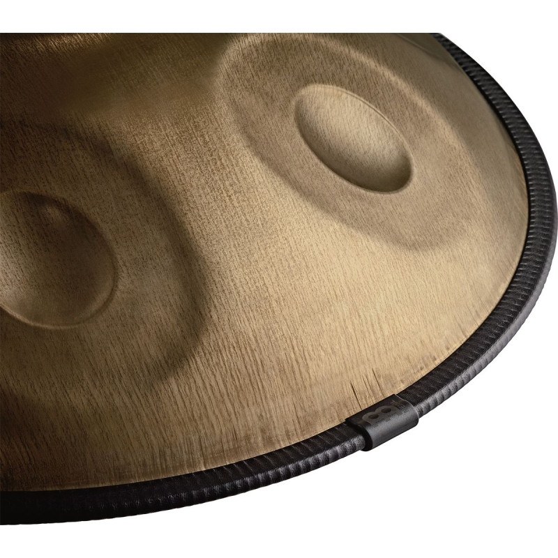 Meinl Sonic Energy HPSTL100 Sensory Handpan Stainless Steel D Kurd 10 Notes 440 Hz - Vintage Gold