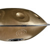 Meinl Sonic Energy HPSTL100 Sensory Handpan Stainless Steel D Kurd 10 Notes 440 Hz - Vintage Gold