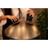 Meinl Sonic Energy HPSTL100 Sensory Handpan Stainless Steel D Kurd 10 Notes 440 Hz - Vintage Gold