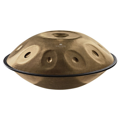 Meinl Sonic Energy HPSTL101 Sensory Handpan Stainless Steel D Amara 10 Notes 440 Hz - Vintage Gold