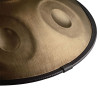 Meinl Sonic Energy HPSTL101 Sensory Handpan Stainless Steel D Amara 10 Notes 440 Hz - Vintage Gold