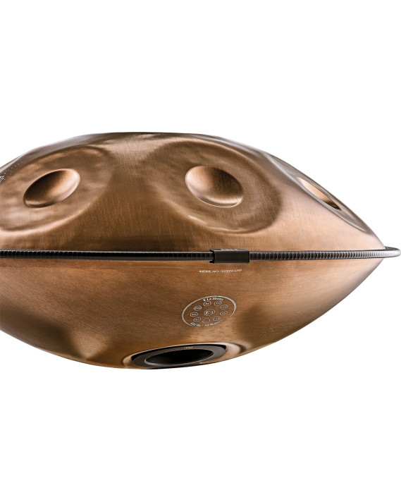 Meinl Sonic Energy HPSTL102CU Sensory Handpan, Stainless Steel, E La Sirena, 10 Notes, 432 Hz, Vintage copper, Engraved 