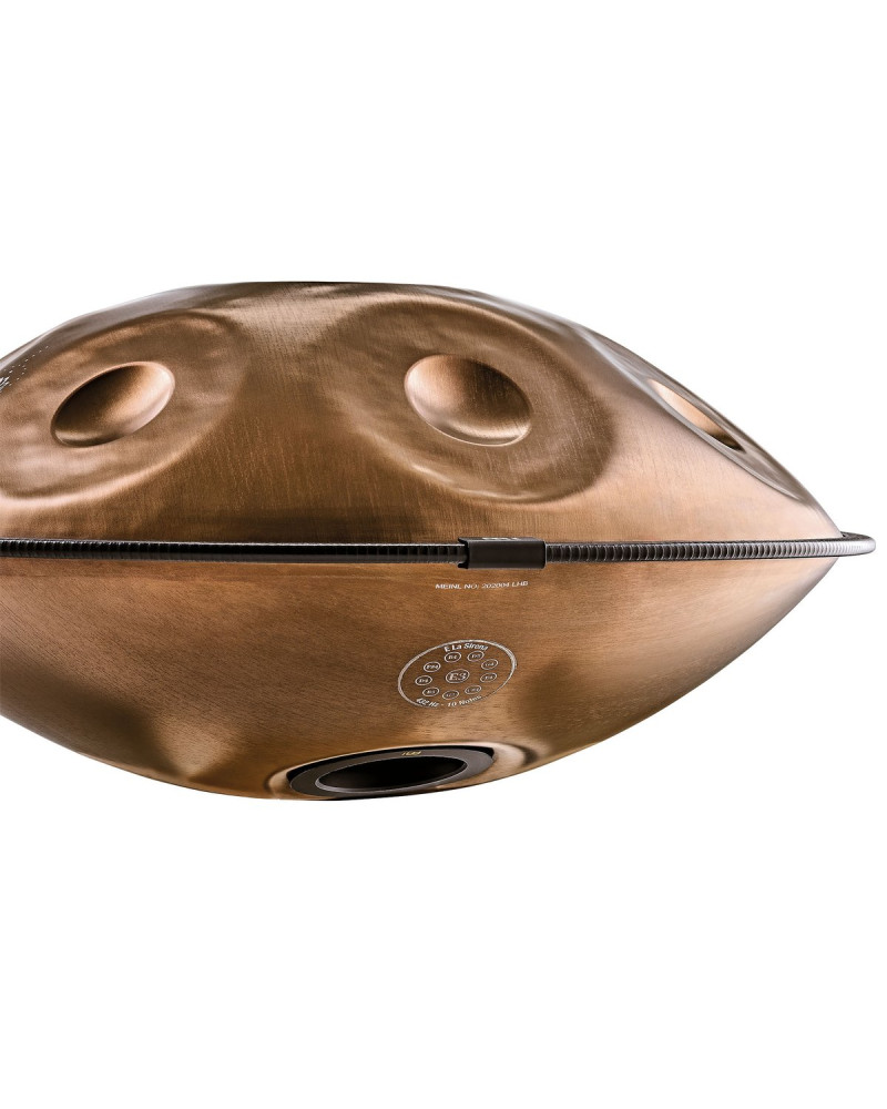 Meinl Sonic Energy HPSTL102CU Sensory Handpan, Stainless Steel, E La Sirena, 10 Notes, 432 Hz, Vintage copper, Engraved 