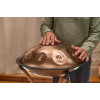 Meinl Sonic Energy HPSTL102CU Sensory Handpan, Stainless Steel, E La Sirena, 10 Notes, 432 Hz, Vintage copper, Engraved 
