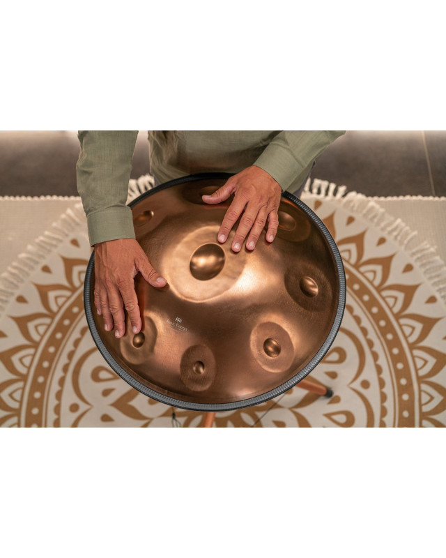 Meinl Sonic Energy HPSTL110CU Sensory Handpan, Stainless Steel, F Pygmy, 11 Notes, 440 Hz, Vintage copper