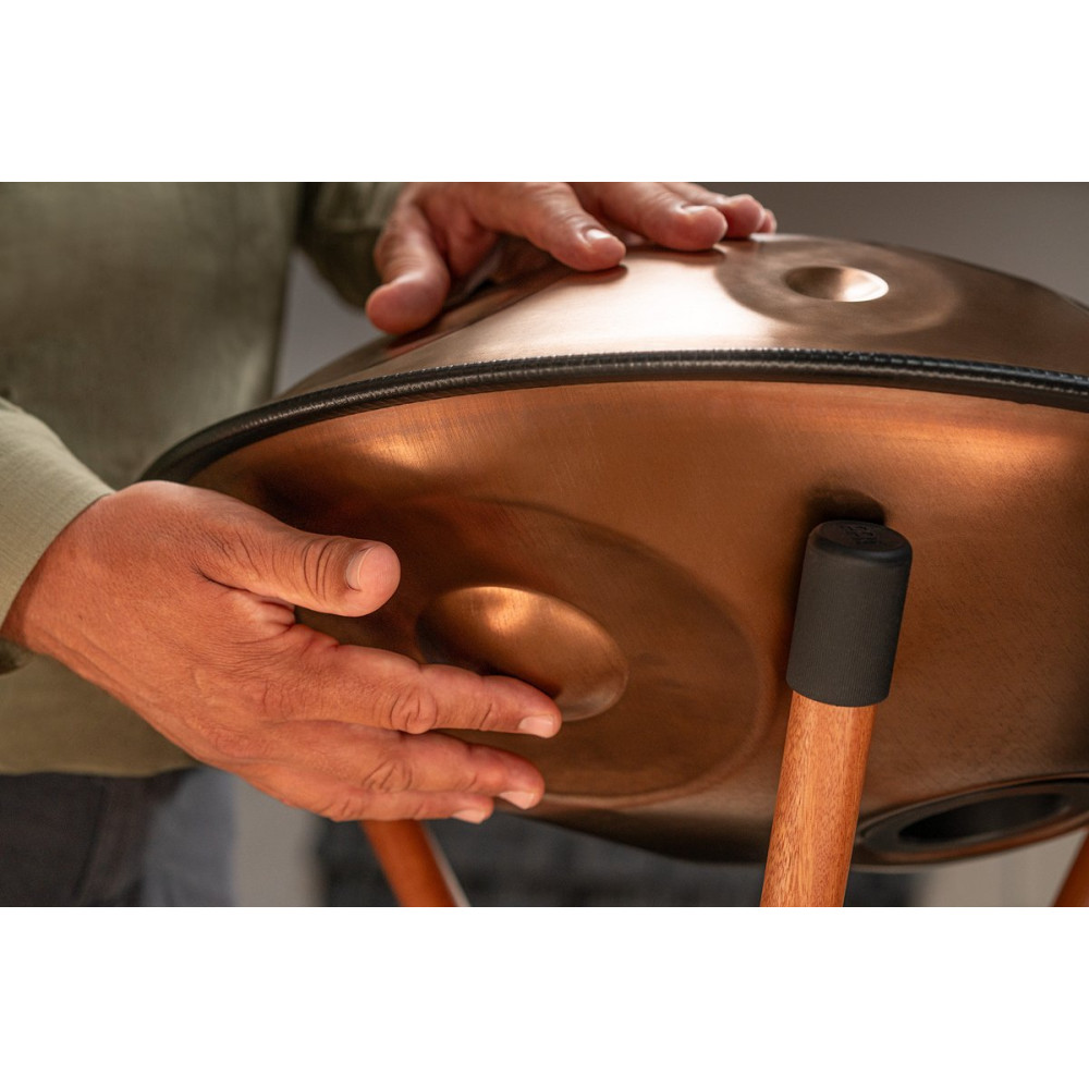 Meinl Sonic Energy HPSTL110CU Sensory Handpan, Stainless Steel, F Pygmy, 11 Notes, 440 Hz, Vintage copper