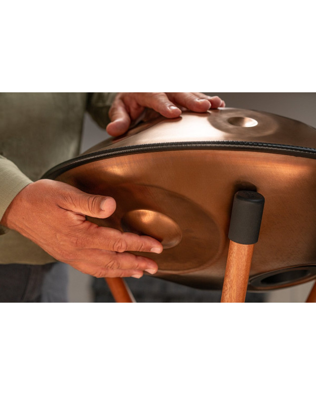 Meinl Sonic Energy HPSTL110CU Sensory Handpan, Stainless Steel, F Pygmy, 11 Notes, 440 Hz, Vintage copper