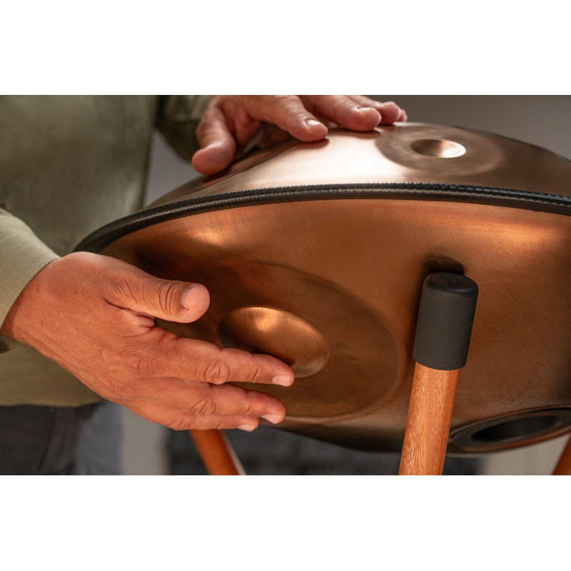 Meinl Sonic Energy HPSTL110CU Sensory Handpan, Stainless Steel, F Pygmy, 11 Notes, 440 Hz, Vintage copper