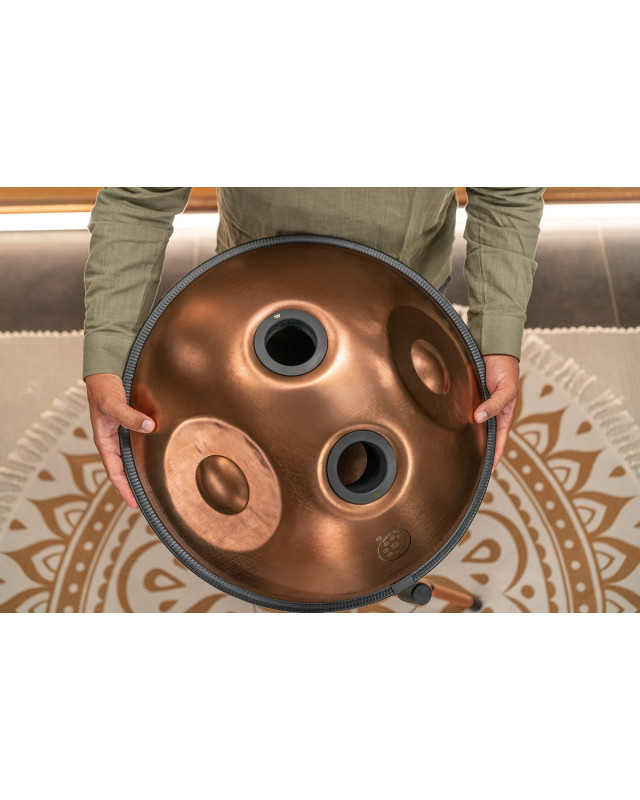 Meinl Sonic Energy HPSTL110CU Sensory Handpan, Stainless Steel, F Pygmy, 11 Notes, 440 Hz, Vintage copper