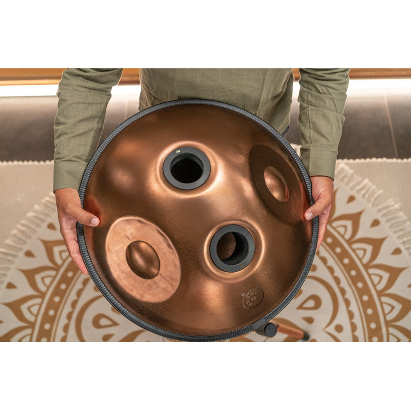 Meinl Sonic Energy HPSTL110CU Sensory Handpan, Stainless Steel, F Pygmy, 11 Notes, 440 Hz, Vintage copper