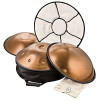 Meinl Sonic Energy HPSTL110CU Sensory Handpan, Stainless Steel, F Pygmy, 11 Notes, 440 Hz, Vintage copper