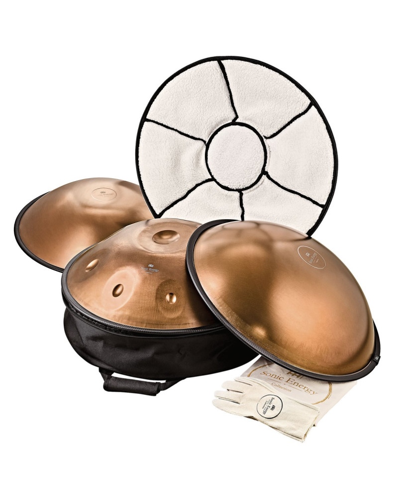 Meinl Sonic Energy HPSTL110CU Sensory Handpan, Stainless Steel, F Pygmy, 11 Notes, 440 Hz, Vintage copper