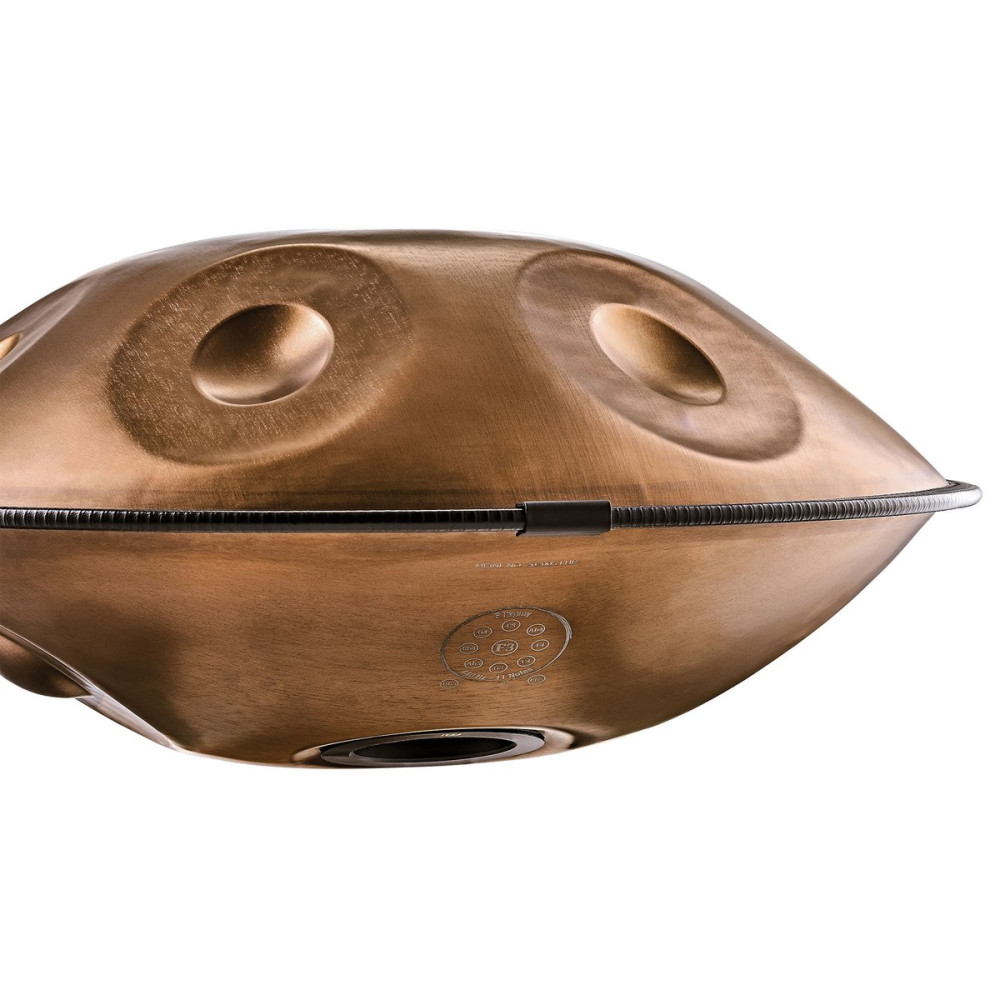 Meinl Sonic Energy HPSTL110CU Sensory Handpan, Stainless Steel, F Pygmy, 11 Notes, 440 Hz, Vintage copper