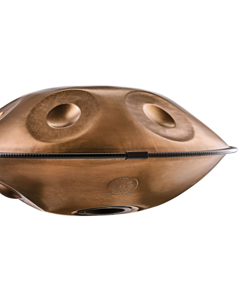 Meinl Sonic Energy HPSTL110CU Sensory Handpan, Stainless Steel, F Pygmy, 11 Notes, 440 Hz, Vintage copper