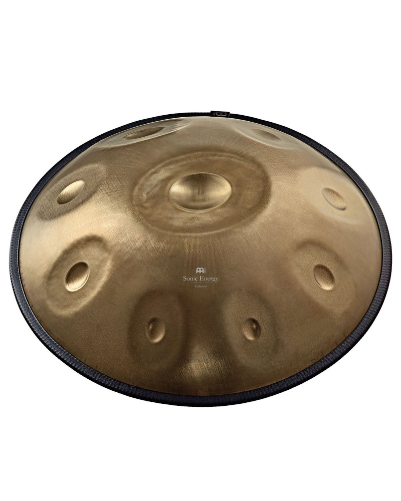 Meinl Sonic Energy HPSTL90 Sensory Handpan Stainless Steel D Kurd 9 Notes 440 Hz - Vintage Gold