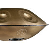 Meinl Sonic Energy HPSTL90 Sensory Handpan Stainless Steel D Kurd 9 Notes 440 Hz - Vintage Gold
