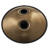 Meinl Sonic Energy HPSTL91 Sensory Handpan Stainless Steel D Amara 9 Notes 440 Hz - Vintage Gold