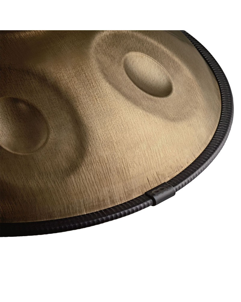 Meinl Sonic Energy HPSTL91 Sensory Handpan Stainless Steel D Amara 9 Notes 440 Hz - Vintage Gold