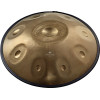 Meinl Sonic Energy HPSTL91 Sensory Handpan Stainless Steel D Amara 9 Notes 440 Hz - Vintage Gold