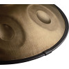 Meinl Sonic Energy HPSTL91 Sensory Handpan Stainless Steel D Amara 9 Notes 440 Hz - Vintage Gold