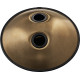 Meinl Sonic Energy HPSTL91 Sensory Handpan Stainless Steel D Amara 9 Notes 440 Hz - Vintage Gold