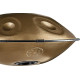 Meinl Sonic Energy HPSTL91 Sensory Handpan Stainless Steel D Amara 9 Notes 440 Hz - Vintage Gold