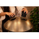 Meinl Sonic Energy HPSTL91 Sensory Handpan Stainless Steel D Amara 9 Notes 440 Hz - Vintage Gold