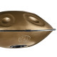 Meinl Sonic Energy HPSTL91 Sensory Handpan Stainless Steel D Amara 9 Notes 440 Hz - Vintage Gold