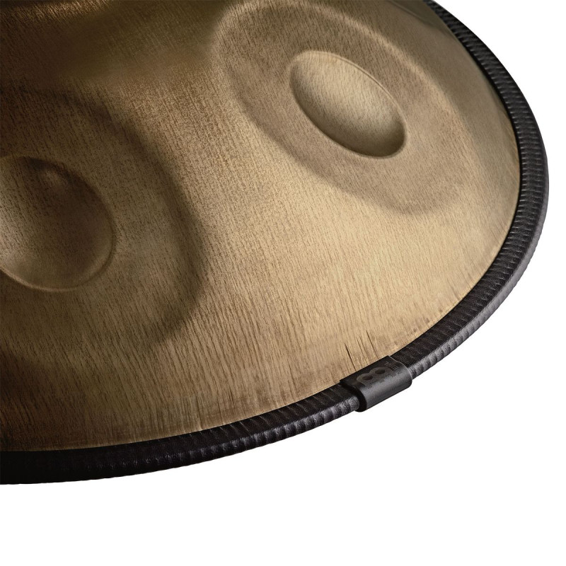 Meinl Sonic Energy HPSTL92 Sensory Handpan Stainless Steel C# Minor 9 Notes 432 Hz - Vintage Gold
