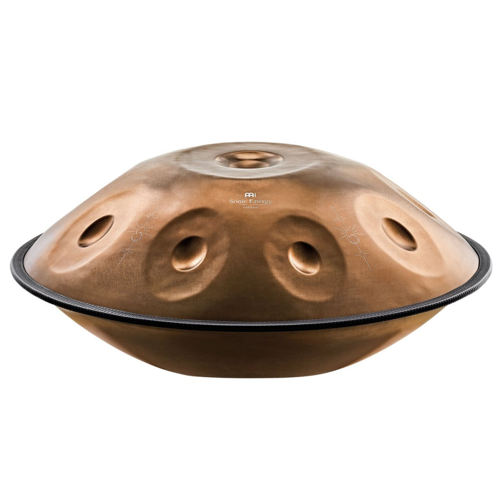Meinl Sonic Energy HPSTL93CU Sensory Handpan, Stainless Steel, Bb2 Amara, 9 Notes, 432 Hz, Vintage copper, Engraved desi