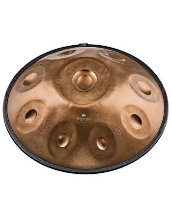 Meinl Sonic Energy HPSTL93CU Sensory Handpan, Stainless Steel, Bb2 Amara, 9 Notes, 432 Hz, Vintage copper, Engraved desi