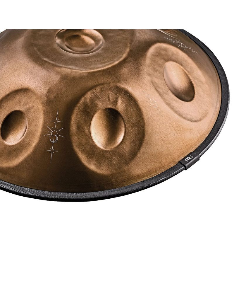 Meinl Sonic Energy HPSTL93CU Sensory Handpan, Stainless Steel, Bb2 Amara, 9 Notes, 432 Hz, Vintage copper, Engraved desi