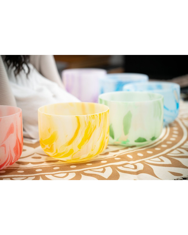 Meinl Sonic Energy MCSB10F Marble Crystal Singing Bowl 10