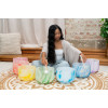 Meinl Sonic Energy MCSBSETCHA Marble Crystal Singing Bowl Chakra Set 7 pcs - B4/A4/G4/F4/E4/D4/C4/432 Hz