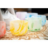 Meinl Sonic Energy MCSBSETCHA Marble Crystal Singing Bowl Chakra Set 7 pcs - B4/A4/G4/F4/E4/D4/C4/432 Hz