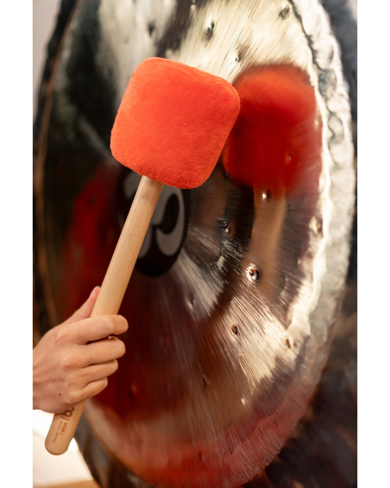 Meinl Sonic Energy MGM-L-ST Gong Mallet Large - Sweet Tangerine