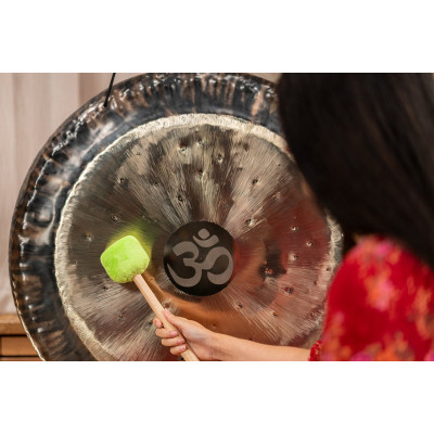 Meinl Sonic Energy MGM-M-PG Gong Mallet Medium - Pure Green