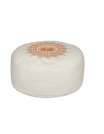 Meinl Sonic Energy MMC1 Meditation Cushion, Beige, Floral Design